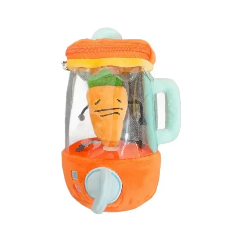 Internet Celebrity Tanaka Carrot Juicer Doll Fun Drawstring Spinning Plush Toy Creative Doll Gift Decorative Figurines