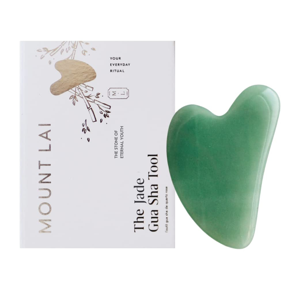 - the Jade Gua Sha Facial Lifting Tool | Face Sculpting Tool for Skin Care | Guasha Tool for Face and Body | Facial Massage Tools to Relieve Muscle Tension and Reduce Puffiness