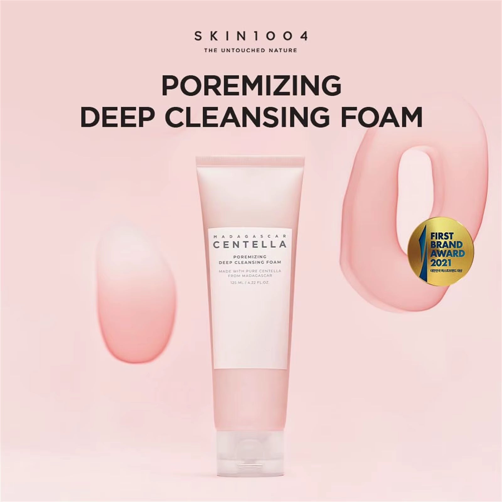 Madagascar Centella Poremizing Deep Cleansing Foam 125Ml, Remove Pore-Clogging Debris