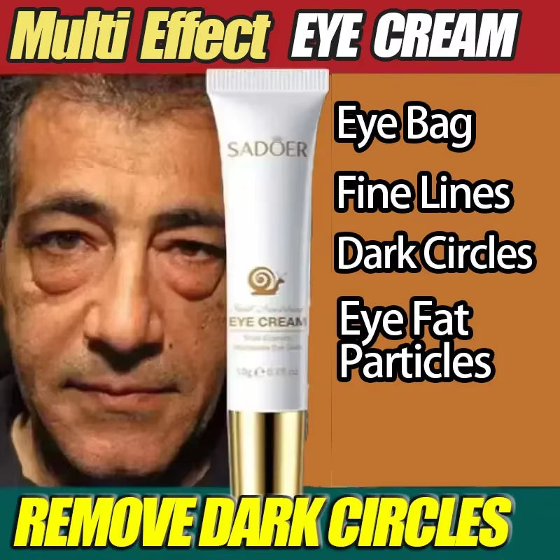 Instant Eye Cream for anti Aging Dark Circles Bags Puffiness Great under Eye Skin Face Tightening Eye Lift Treatment Care