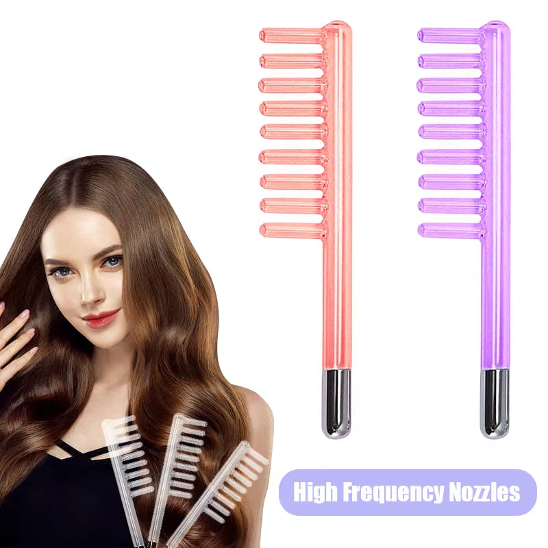 Electrode HF Replace Applicator Handheld High Frequency Facial Machine Glass Aron Neon Tube Acne Spot Wrinkle Remover