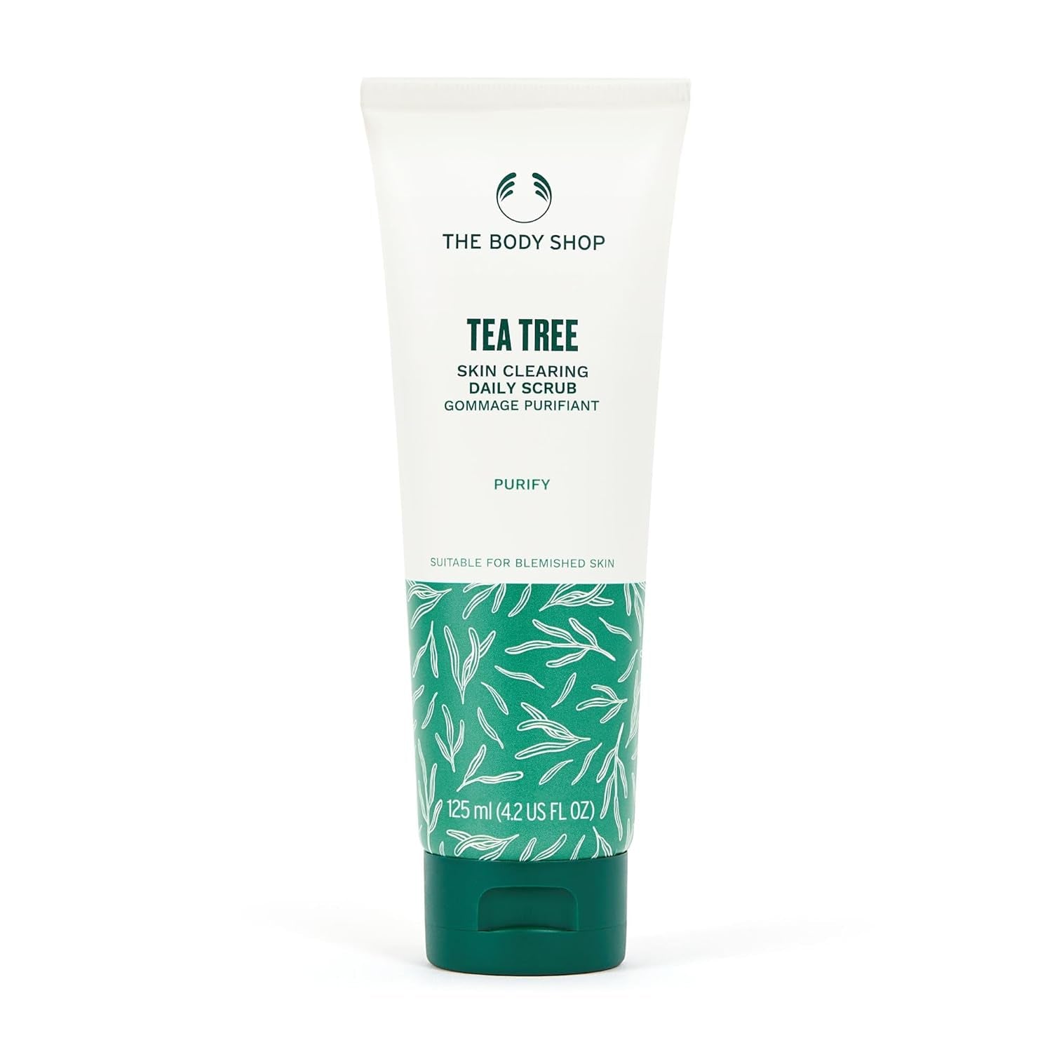 Tea Tree 3 in 1 Wash Scrub & Mask – Purifying Vegan Skincare for Oily, Blemished Skin – 4.2 Oz